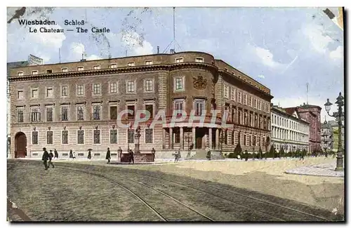 Ansichtskarte AK Wiesbaden Schloss Le Chateau