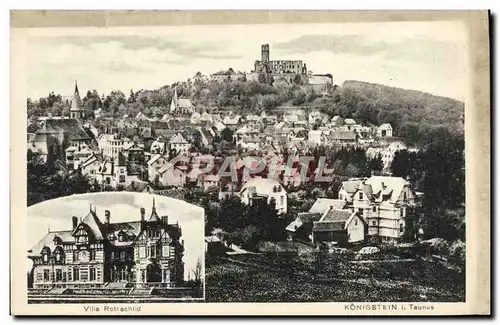 Cartes postales Konigstein Vllia Rothschild