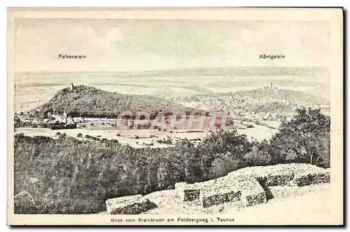 Cartes postales Blick vom Steinbruch am Feldbergweg