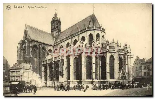 Cartes postales Louvain Eglise Saint Pierre