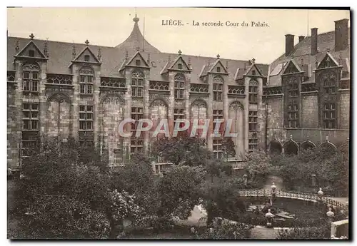 Ansichtskarte AK Liege La Seconde Cour du Palais