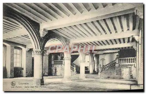 Cartes postales Louvain Les Halles des Pas Perdus