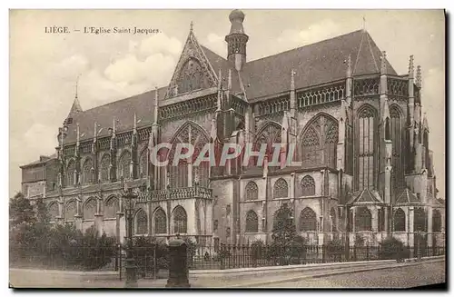 Cartes postales Liege L&#39Eglise Saint Jacques