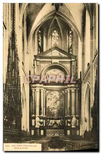 Cartes postales Anvers Maitre Autel