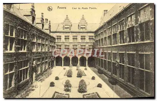 Cartes postales Anvers Cour Du Musee Plantin