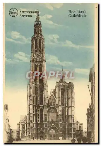 Cartes postales Anvers Cathedrale