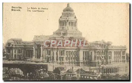 Cartes postales Bruxelles Le Palais de Justice