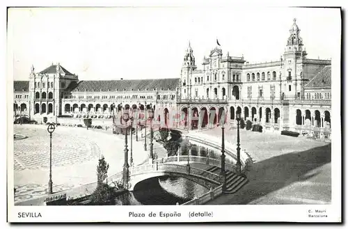 Cartes postales Sevilla Plaza De Espana