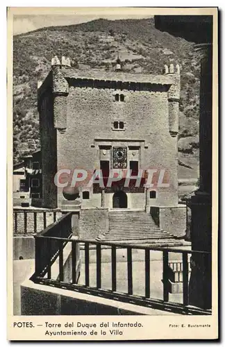 Ansichtskarte AK Potes Torre Del Duque Del Infantado ayuntamiento De La Villa