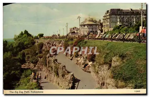 Moderne Karte The Zig Zag Path Folkestone