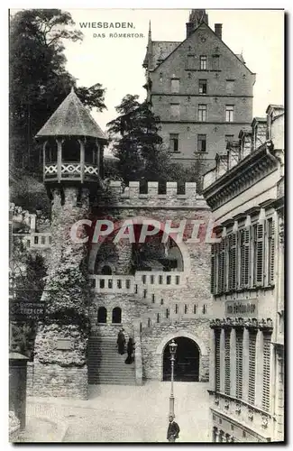 Cartes postales Wiesbaden Das Romertor