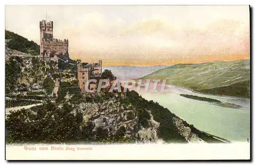 Cartes postales Gruss Vom Rhein Burg Sooneck