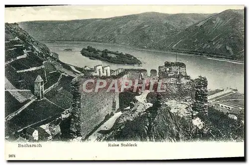 Cartes postales Bacharach Ruine Stahleck