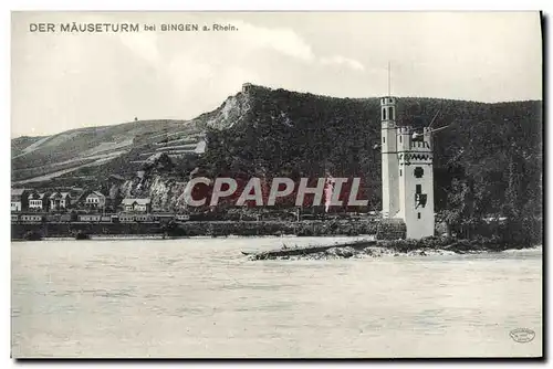 Cartes postales Der Mauseturm Bei Bingen a Rhein