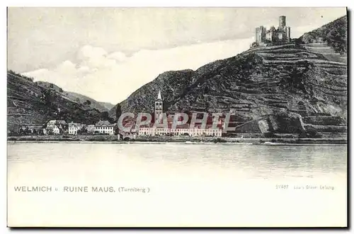 Cartes postales Welmich Ruine Maus Turmberg