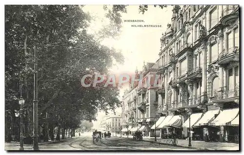 Cartes postales Wiesbaden Wilhelmstrasse