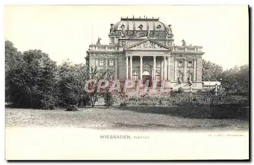 Cartes postales Wiesbaden Theater