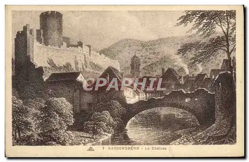 Cartes postales Kayserberg Le Chateau