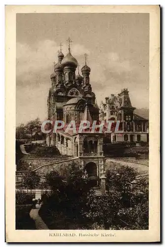 Cartes postales Karlsbad Russische Kirche