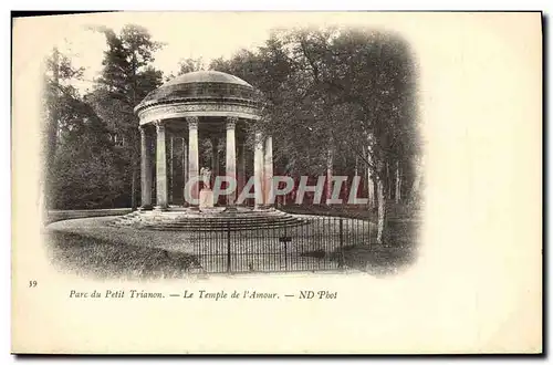 Ansichtskarte AK Parc Du Petit Trianon Le Temple De l&#39Amour