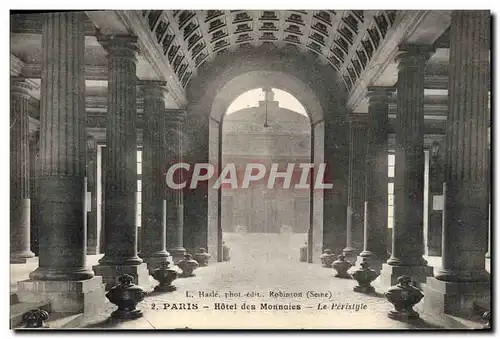 Ansichtskarte AK Paris Hotel Des Monnaies Le Peristyle