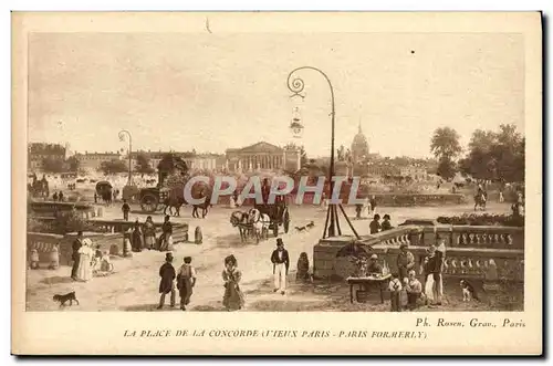 Cartes postales Paris La Place De La Concorde