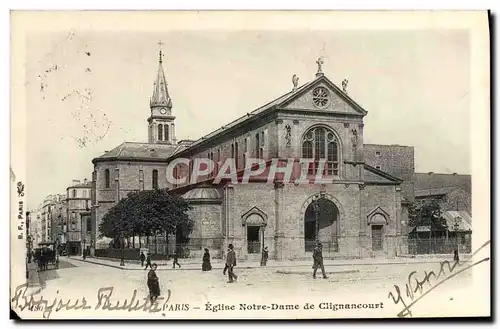 Ansichtskarte AK Paris Eglise Notre Dame De Clignancourt