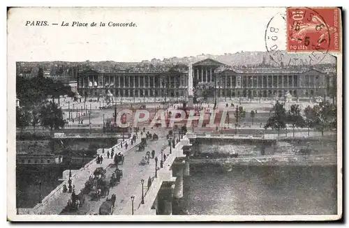 Cartes postales Paris La Place De La Concorde