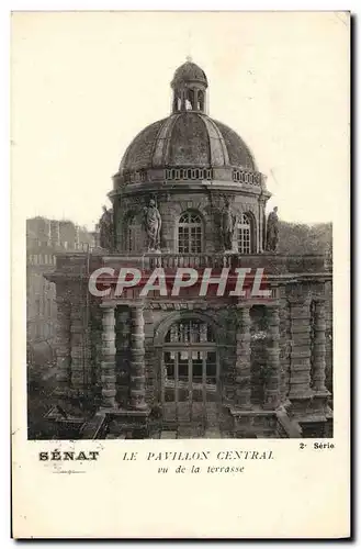 Ansichtskarte AK Senat Le Pavillon Central Vu De La Terrasse