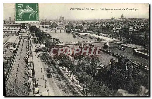 Ansichtskarte AK Panorama De Paris Vue Prise En Amont Du Pont Royal