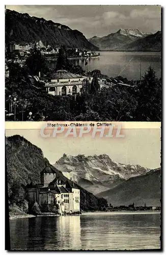 Cartes postales moderne Montreux Chateau De Chillon