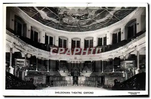 Moderne Karte Sheldonian Theatre Oxford