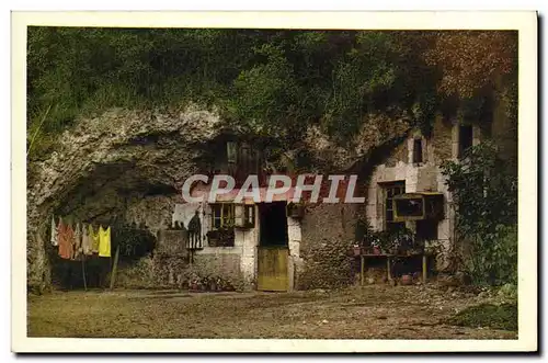 Cartes postales Chateau Du Loir Habitations Dans Le Roc