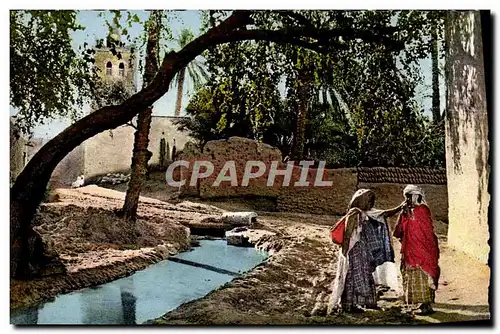Cartes postales moderne Scenes Types D&#39Afrique du Nord Au bord de l&#39Oued