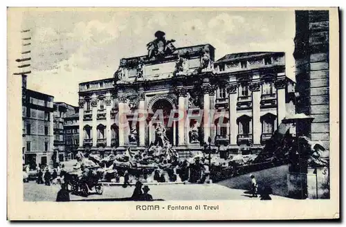 Cartes postales Roma Fontana di Trevi