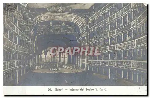 Cartes postales Napoli Intemo del Teatro S Carlo