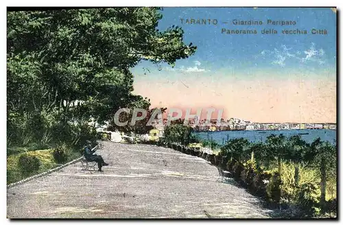 Cartes postales Taranto Giardina Peripato Panorama della vecchia Cita