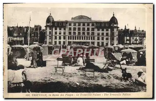 Cartes postales Trouville le Reine des Plages Le Trouville Palace