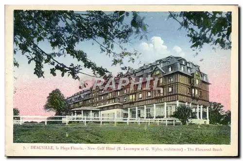 Cartes postales Deauville La Plage Fleurie New Golf hotel