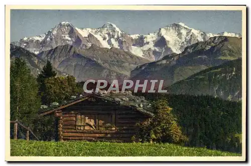 Cartes postales Eiger Monch Jungfrau Berner Oberland