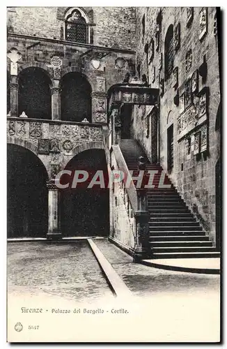 Cartes postales Firenze Palazzo Del Bargella Cortile