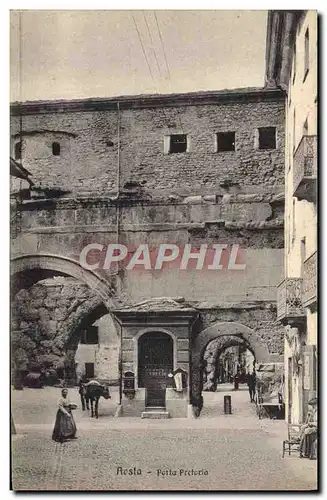 Cartes postales Aosta Porta Pretoria