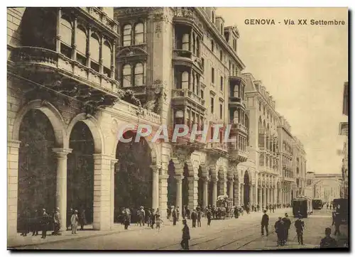 Cartes postales Genova Via XX Settembre