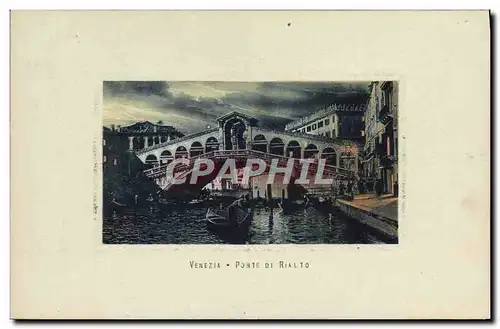 Cartes postales Venezia Ponte Di Rialto