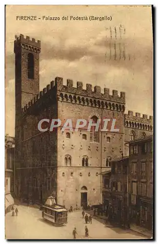 Ansichtskarte AK Firenze Palazzo Del Podesta Bargello