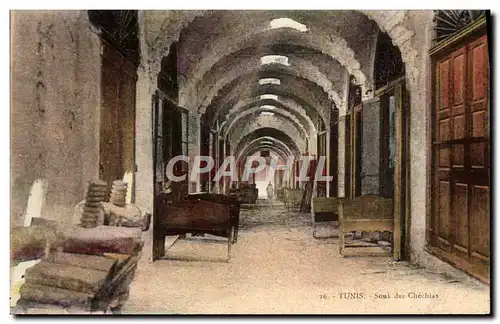 Cartes postales Tunis Souk Des Chechias