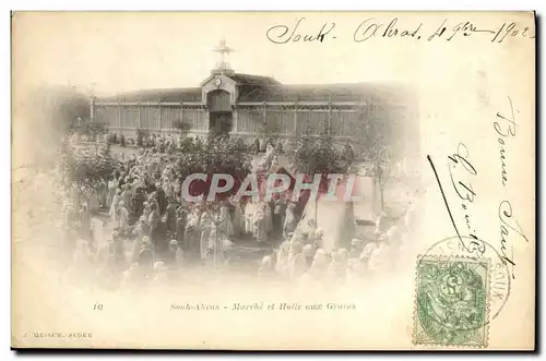 Cartes postales Souk Ahras Marche Et Halle Aux grains