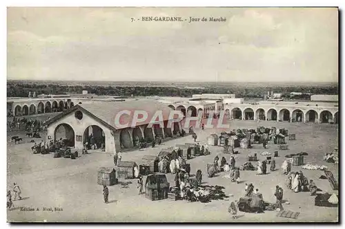 Cartes postales Ben Gardane Jour de Marche