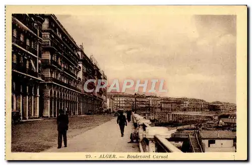 Cartes postales Alger Boulevard Carnot