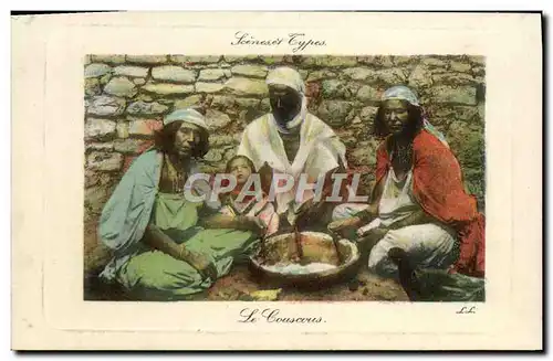 Cartes postales Scenes Types Le Couscous Folklore